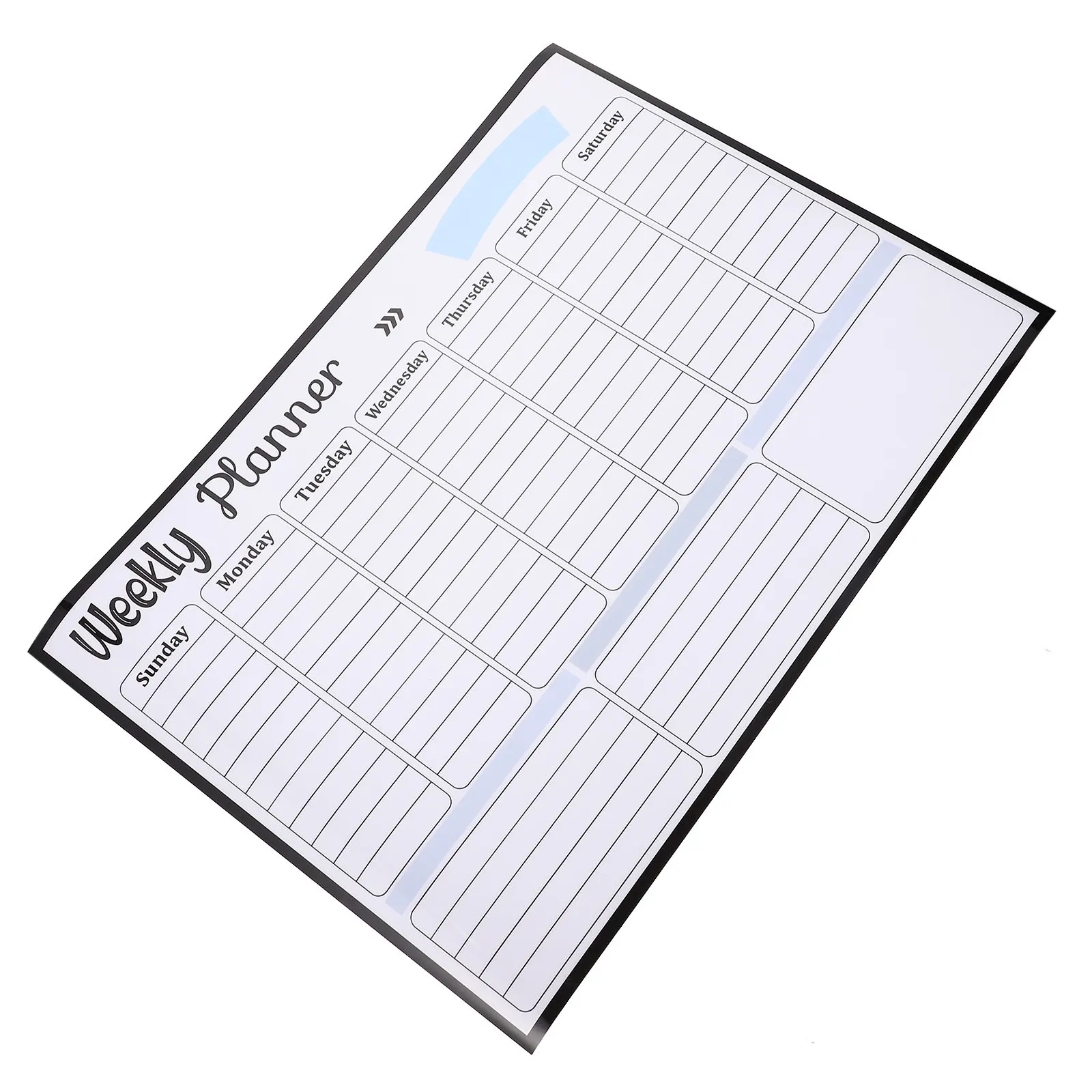 

Small Magnetic Planner Board Erasable Fridge Calendar Multi-Function Schedule Board for Students Teachers Reusable Weekly