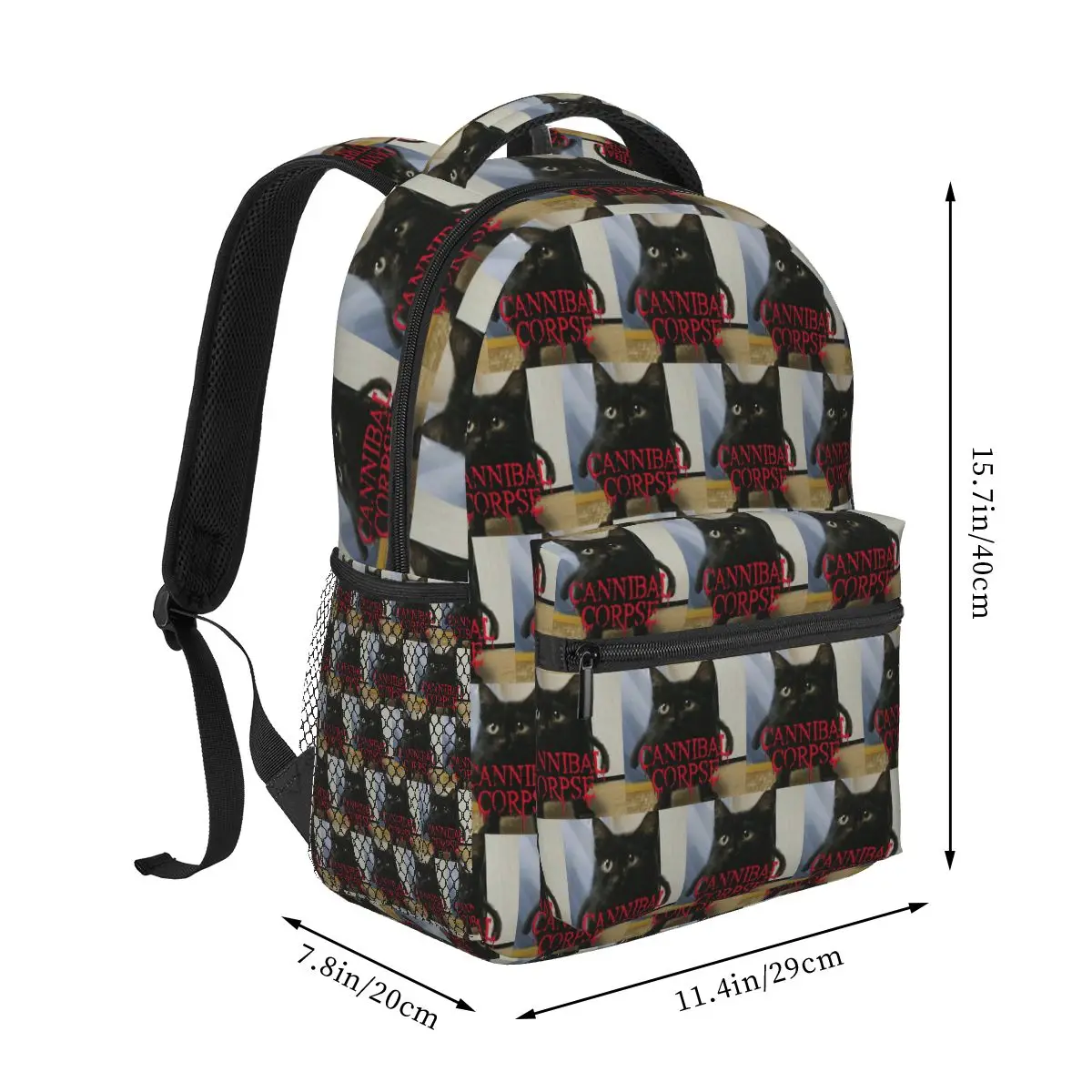 Cannibal Corpse Band Gets Eaten And Comes Back To Life Backpack Hot Sale Daypack Boys Girls BookBag School Bag Shoulder Bags