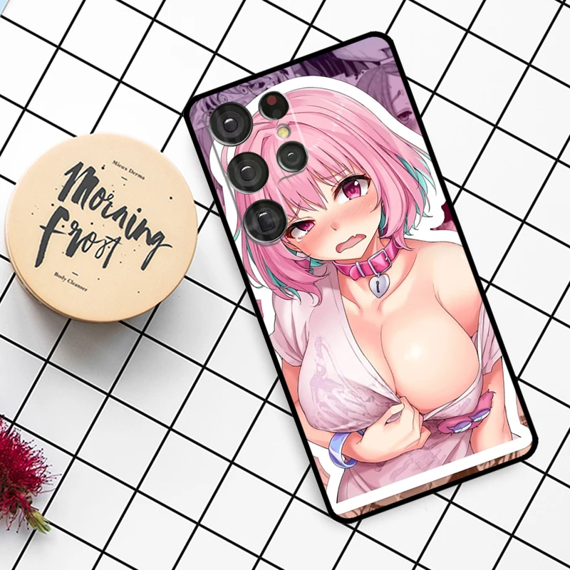 애니메이션 섹시걸 와이프 케이스 삼성 갤럭시 S21 S22 S23 S24 S25 울트라 S9 S10 S25 플러스 S24 FE S20 FE 폰 커버