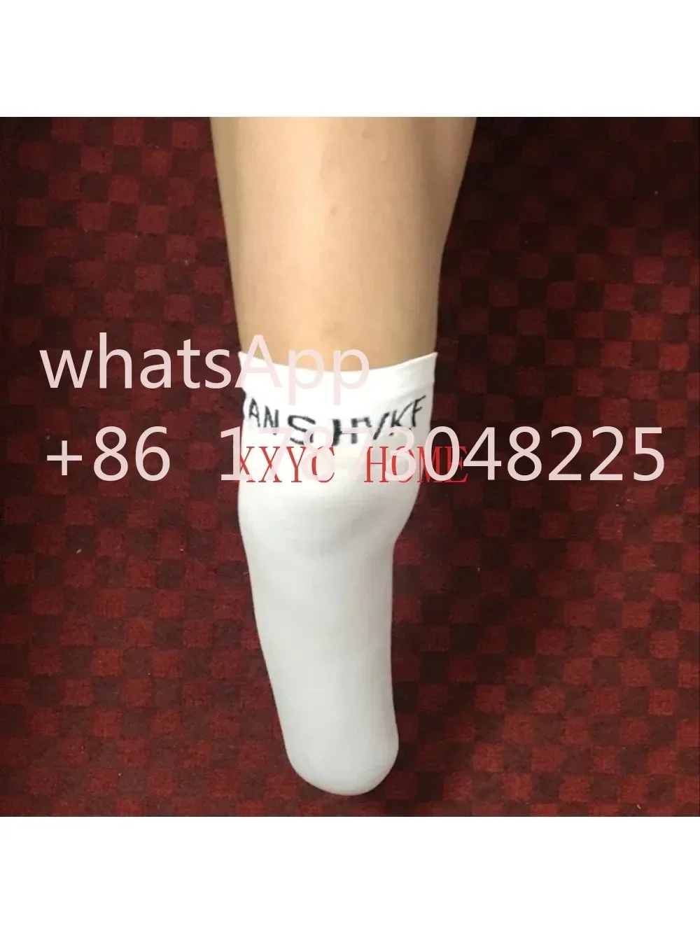 Prosthetic Gel Socks Calf Sleeve Leg Below Knee Soft Comfortable Cover Liner Stump Amputation  Silicone Sock