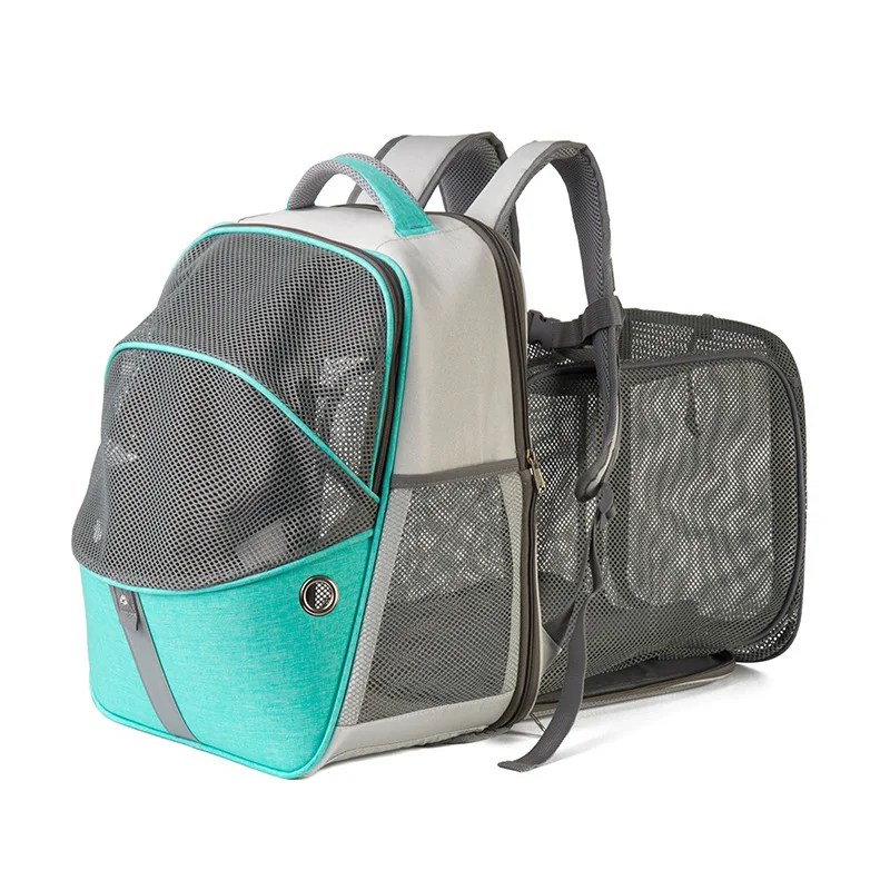 Comfortable & Ergonomic Pet Carrier Backpack -Expandable Design, Ventilated Mesh, Perfect for Outdoor Adventures