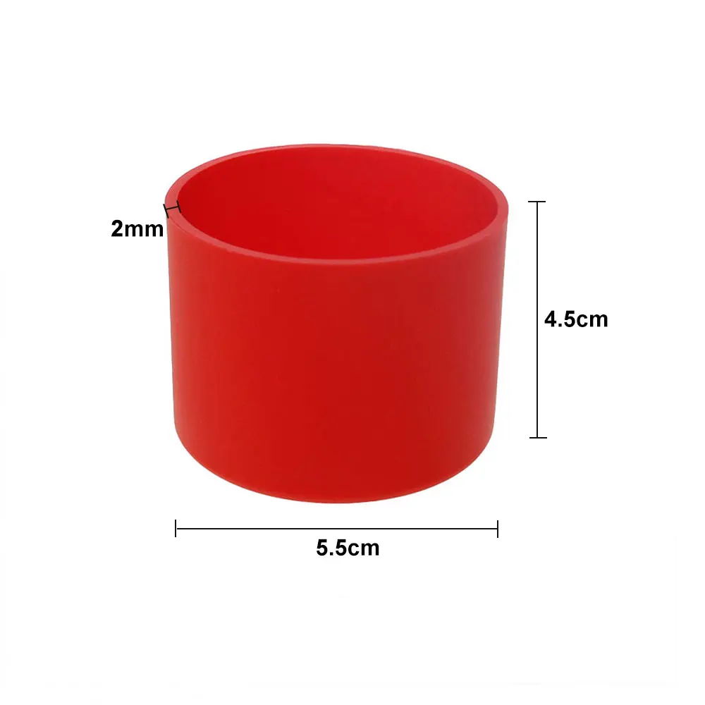 JCD 5.5m Silicone Cup Sleeve Base Protective Cover Water Bottle Rubber Bottom Pad Anti Slip Bottle Insulation Case