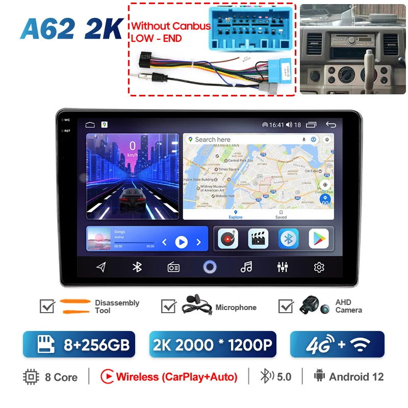 カーナビ NSZN-W62 Car Navigation System DAIHATSU QSZN For Suzuki EVERY DAIHATSU HIJET 2004 - 2014 Android 13 Car