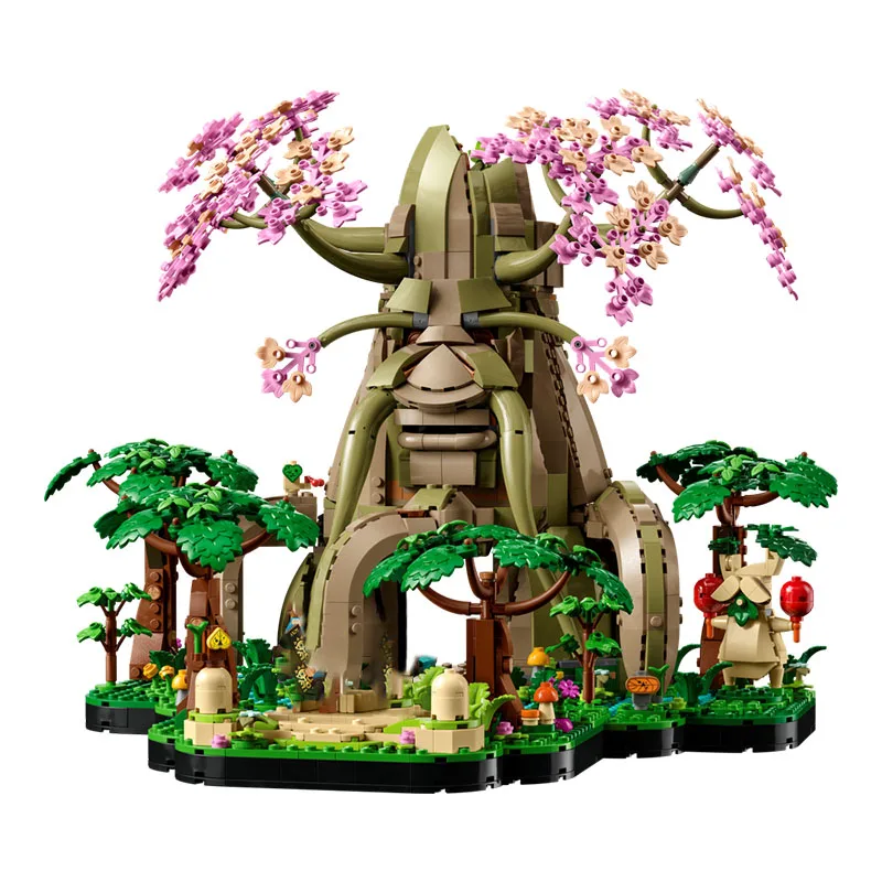 

2500pcs New Zeldas Great Deku Tree 2-in-1 Model Building Blocks Bricks 77092 Diy Creative Assembly Educational Toy Kid Gift