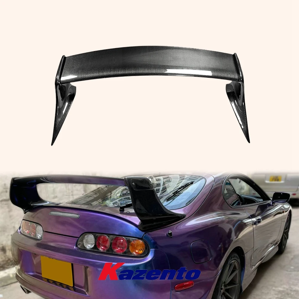 

For Toyota 93-98 Supra MK4 JZA80 TR-Style Carbon Fiber Rear Trunk Spoiler Wing