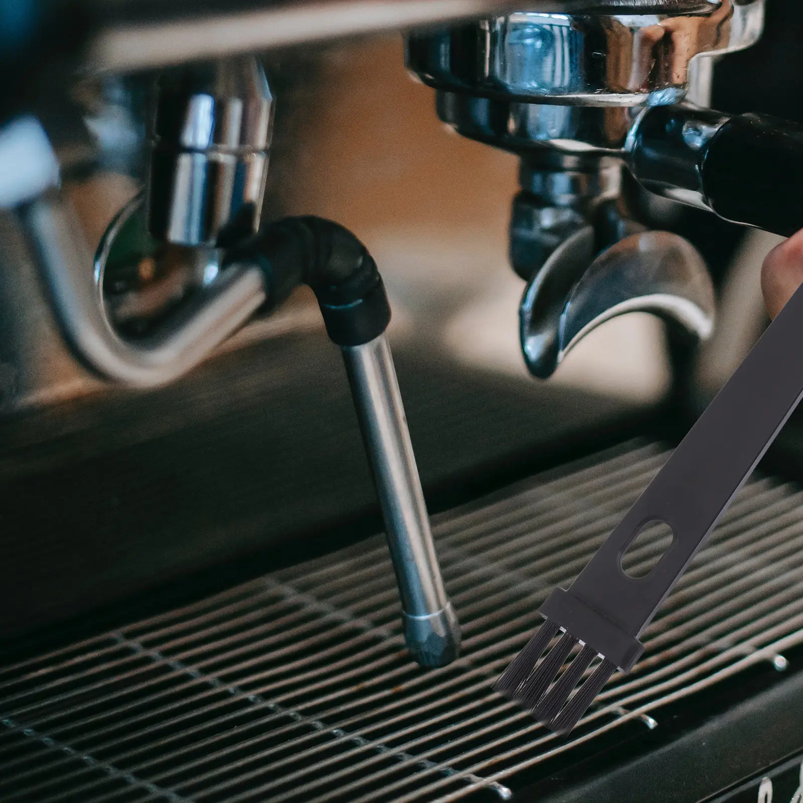 Coffee Tea And Cocoa - 12-delige koffielepels met borstel, PP-handvat, multifunctionele