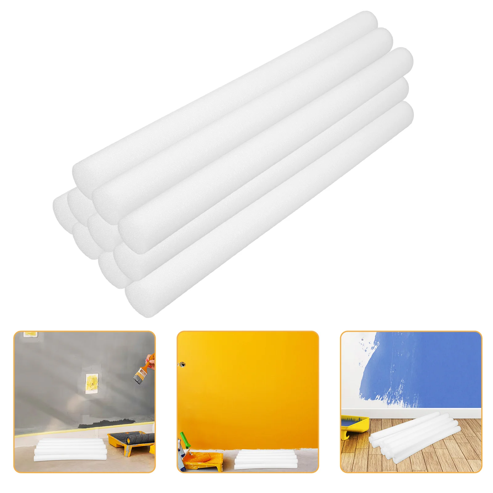 

10 Pcs Pearl Cotton Tube Express Accessory Daily Use Foam Insert Swab Delivery Packing Liner Supply White Inserts