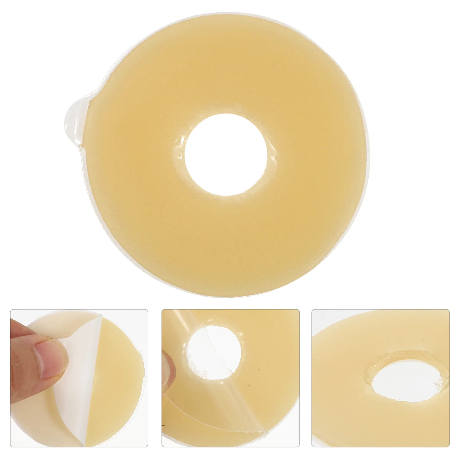 Elasticity Ostomy Bag Drainable Pouches Ring Replacement Plastic Hydrocolloid Leak-Proof