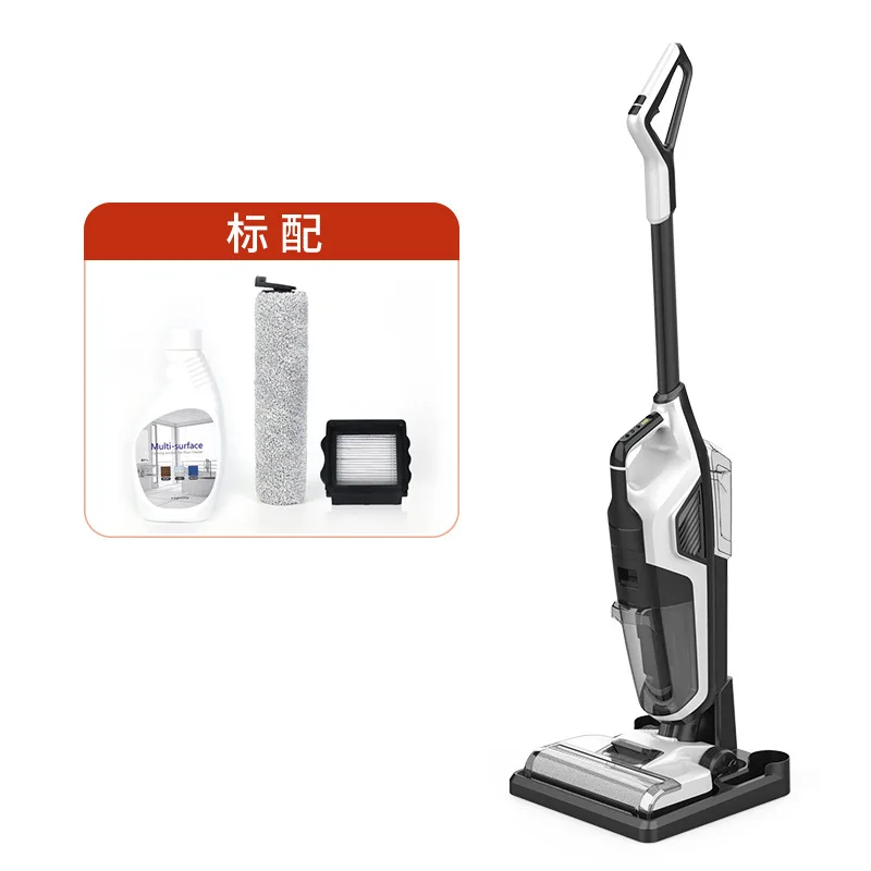 Sterilizzazione intelligente lavatrice autopulente lavaggio a spinta a mano aspirazione lavaggio a secco e bagnato macchina a doppio scopo LED