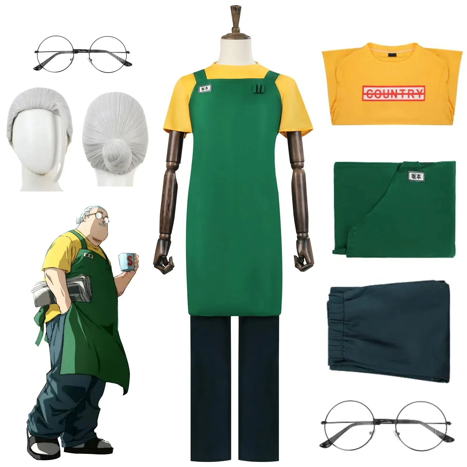 

Daily C Costume Halloween Costumes for Adult New Anime Sakamoto Daily C Costume Killer Sakamoto Taro Cosplay Costumes Anime Suit