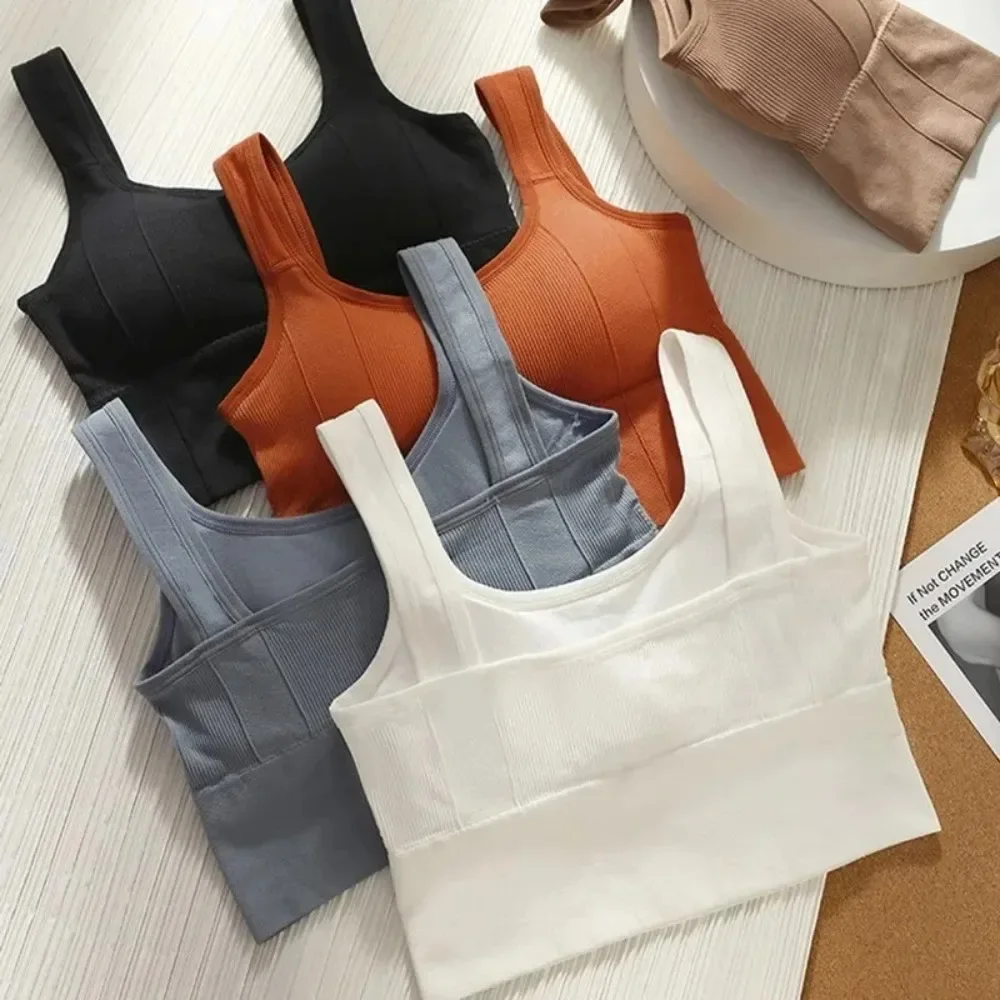 Thermal Summer New Style Breathable Inner and Outer Wear Vest Women No Steel Ring Gather Sports Underwear Sport Bra Workout Top