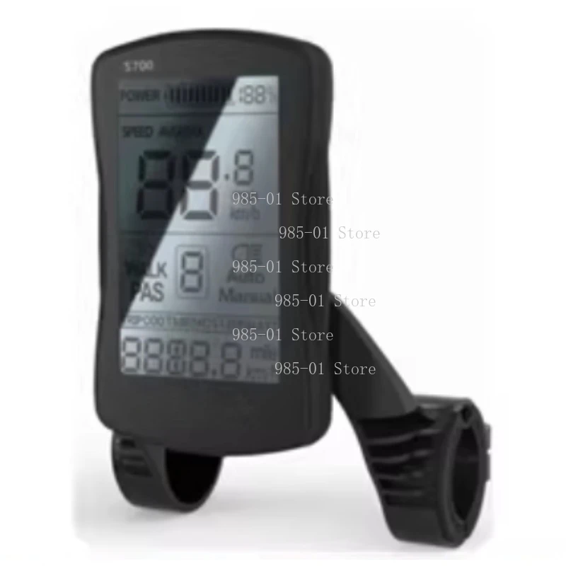 

48V Universal Blue S700 LCD Display Meter for Electric Bicycle E-Bike Lithium Battery