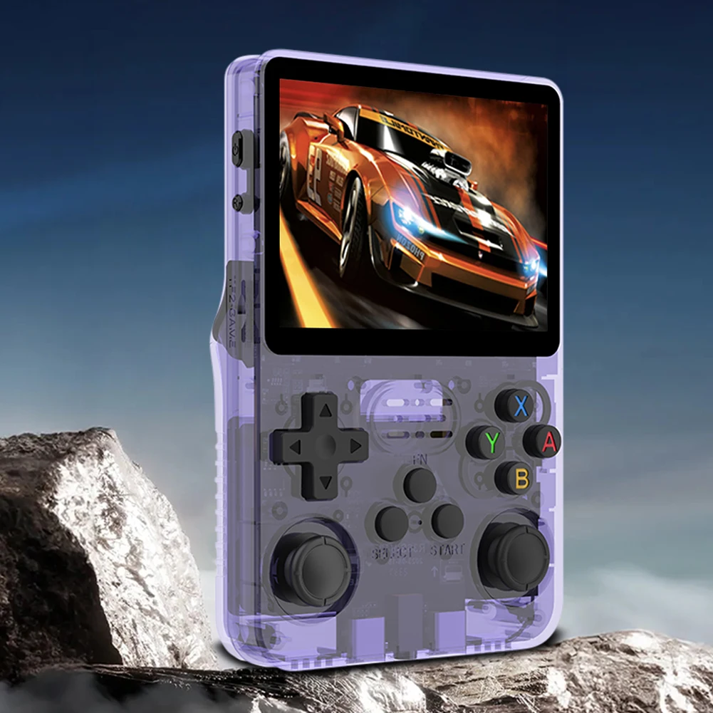 

R36S Portable Pocket Video Player Linux System 3.5 Inch IPS Screen Classic Video Games Player 10000 Games Gift for Kids Adults