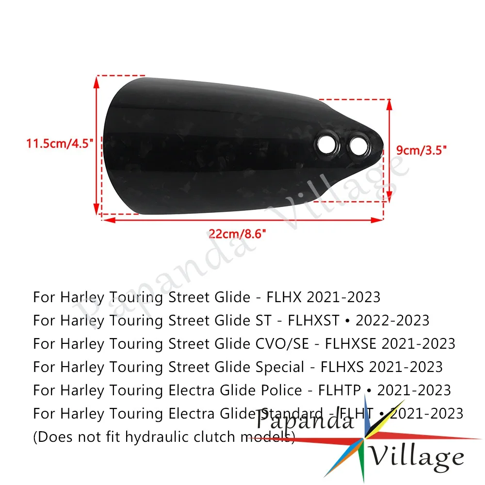 For Harley Touring Street Glide Special Standard FLHXS FLHTP FLHT 2021-23 Motorcycle Hand Guard Covers Handle Bar Shiled