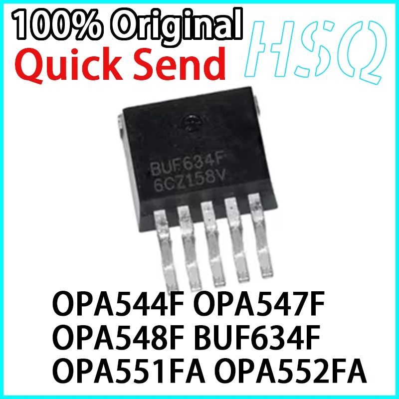 1PCS BUF634F OPA544F OPA547F OPA548F OPA551FA OPA552FA  BUF634FKTTT  /500 TO263-5 5 Foot High Speed Operational Amplifier Patch