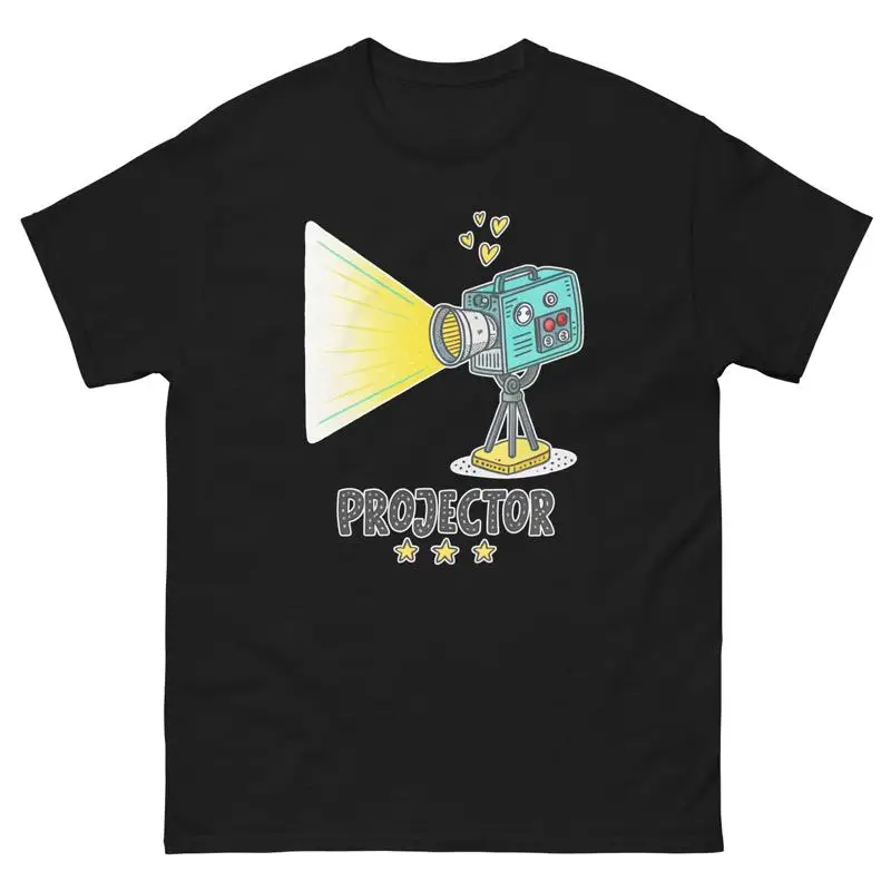 

Projector School Classroom Object Office Teacher T Shirt