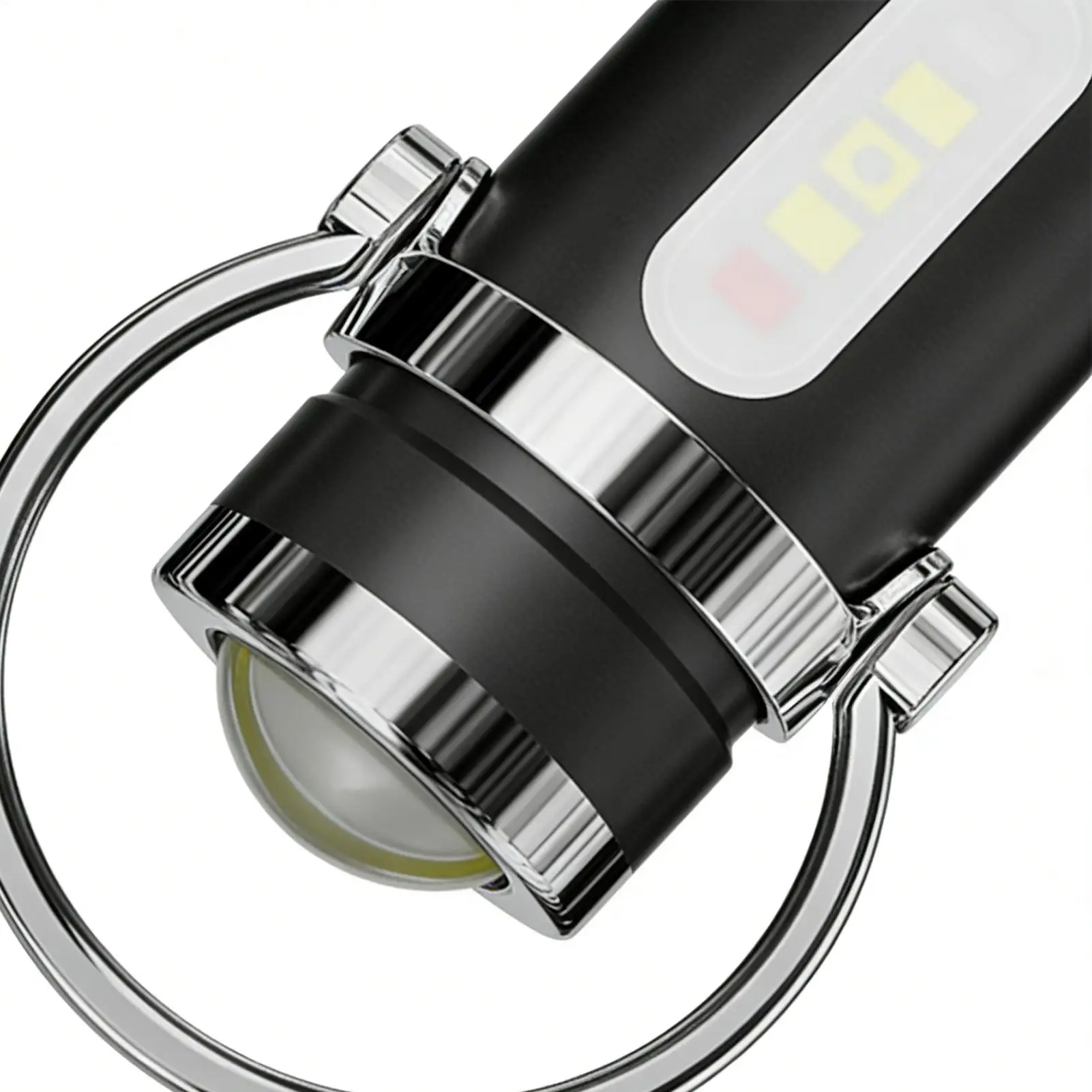 キーホルダー懐中電灯-led-8-モード充電式キャンプトーチ防水小型キーホルダー懐中電灯ウォーキングキャンプ夜間作業用