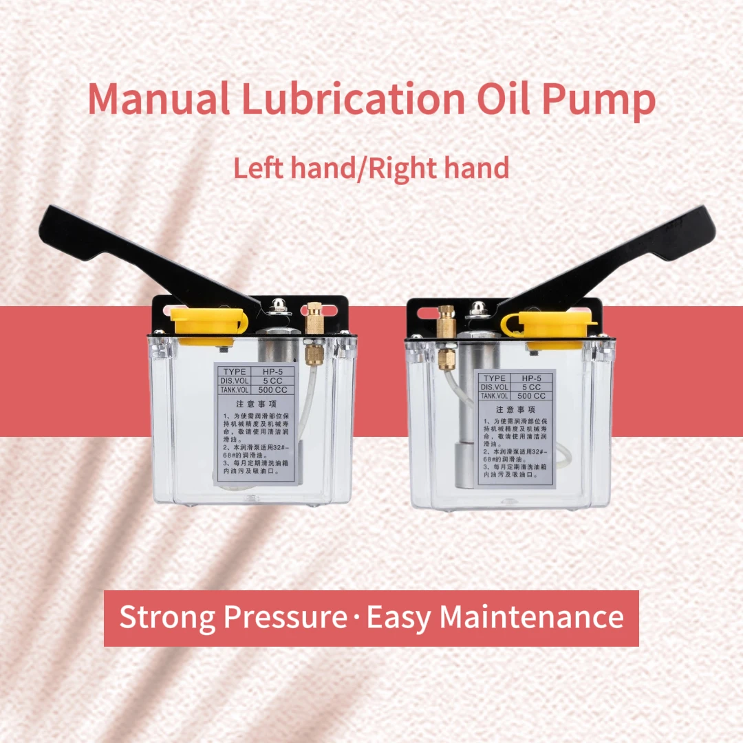 TZ-5 Manual Lubrication Oil Pump 4mm Outlet Lubricator Kit High Pressure Oiler for CNC Engraving Milling Machine Spare Parts