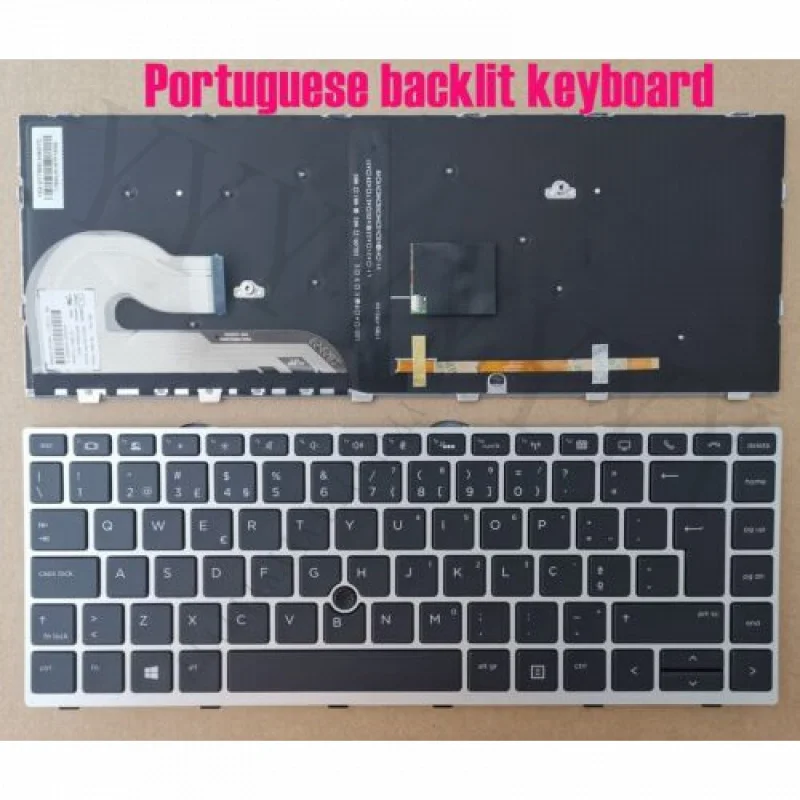 

QПортугальская клавиатура с подсветкой для HP EliteBook 745 G5/745 G6/840 G5/840 G6