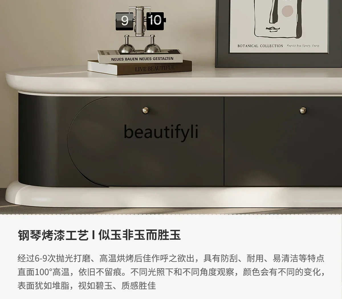 NQ52 Great discounts Telescopic TV Floor-to-ceiling living room Household French all-solid wood TV cabinet Light luxury high-end