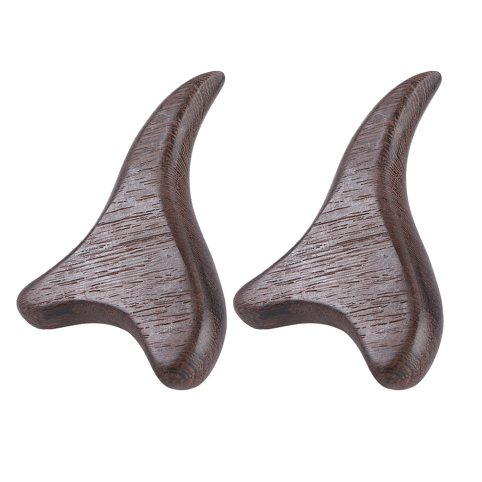 

2Pcs Wooden Gua Sha Board Premium Sandalwood Face Neck Massager Ergonomic Design Multi- Gift Scraping Board