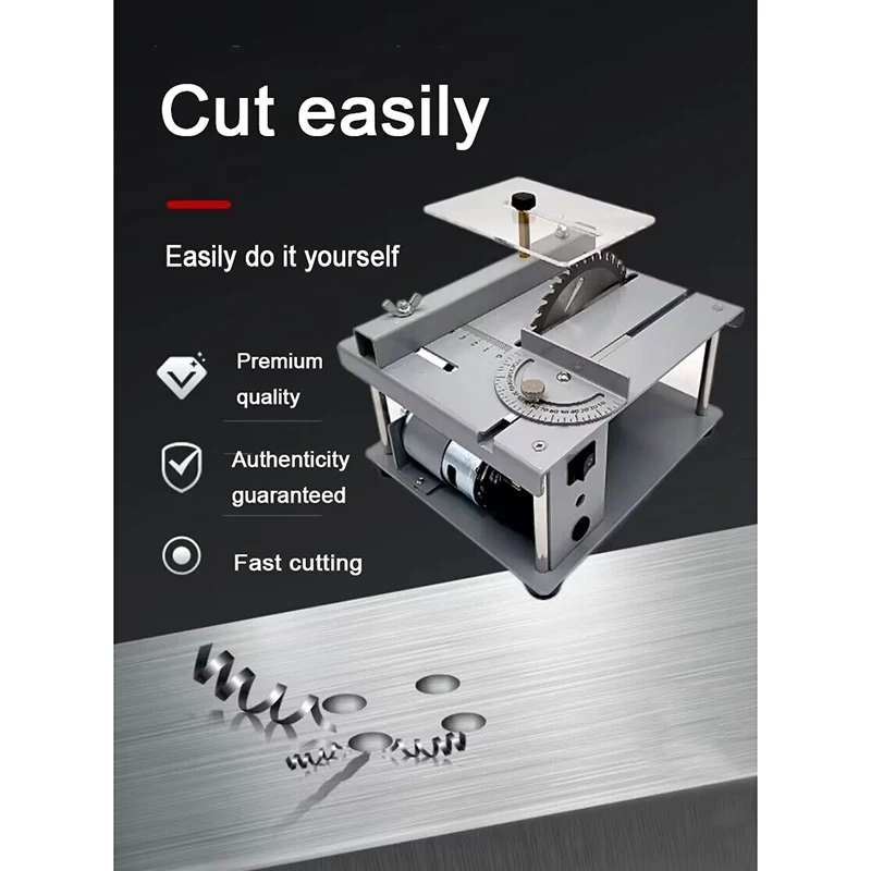 

Mini Electric Saw Small And Micro Multi-Function Table Saw Small Desktop Cutting Machine DIY Model Woodworking Household