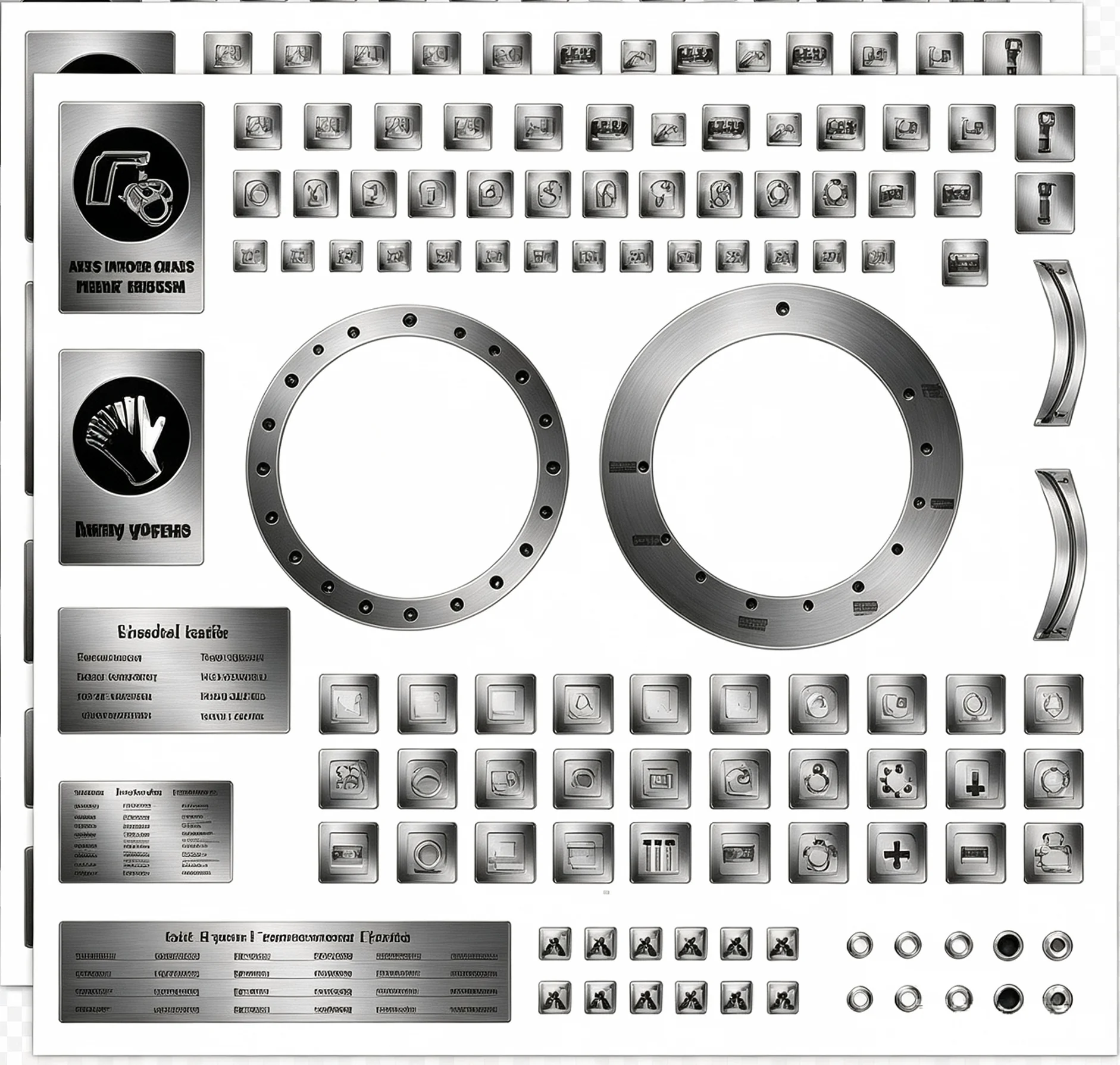 2 Pack Silver Heat Resistant Oven Temperature Stickers for Stove Hob Range Microwave Replacement Dial Labels