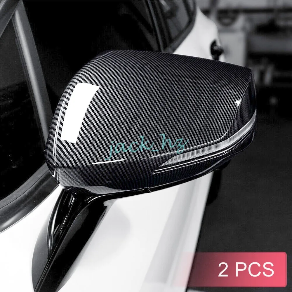

For Kia Sportage NQ5 2022 2023 Carbon Fiber Side Rearview Mirror Cover Cap Protector