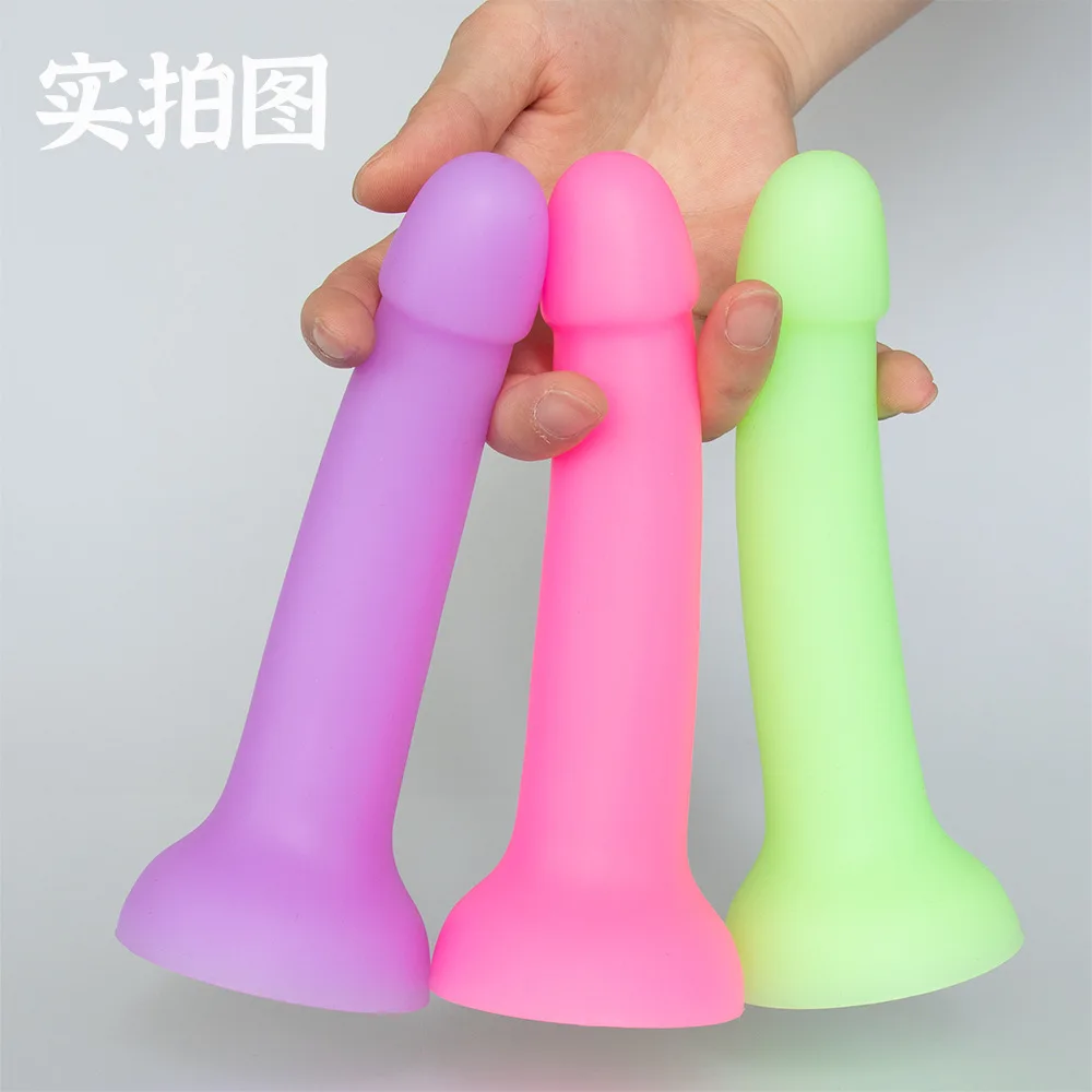 twine colorful pink green fluorescent Dog Dildo Twist Soft Rear Anal Plug Silicone Mixed Color Anal Erotic Toys Adult Men Women