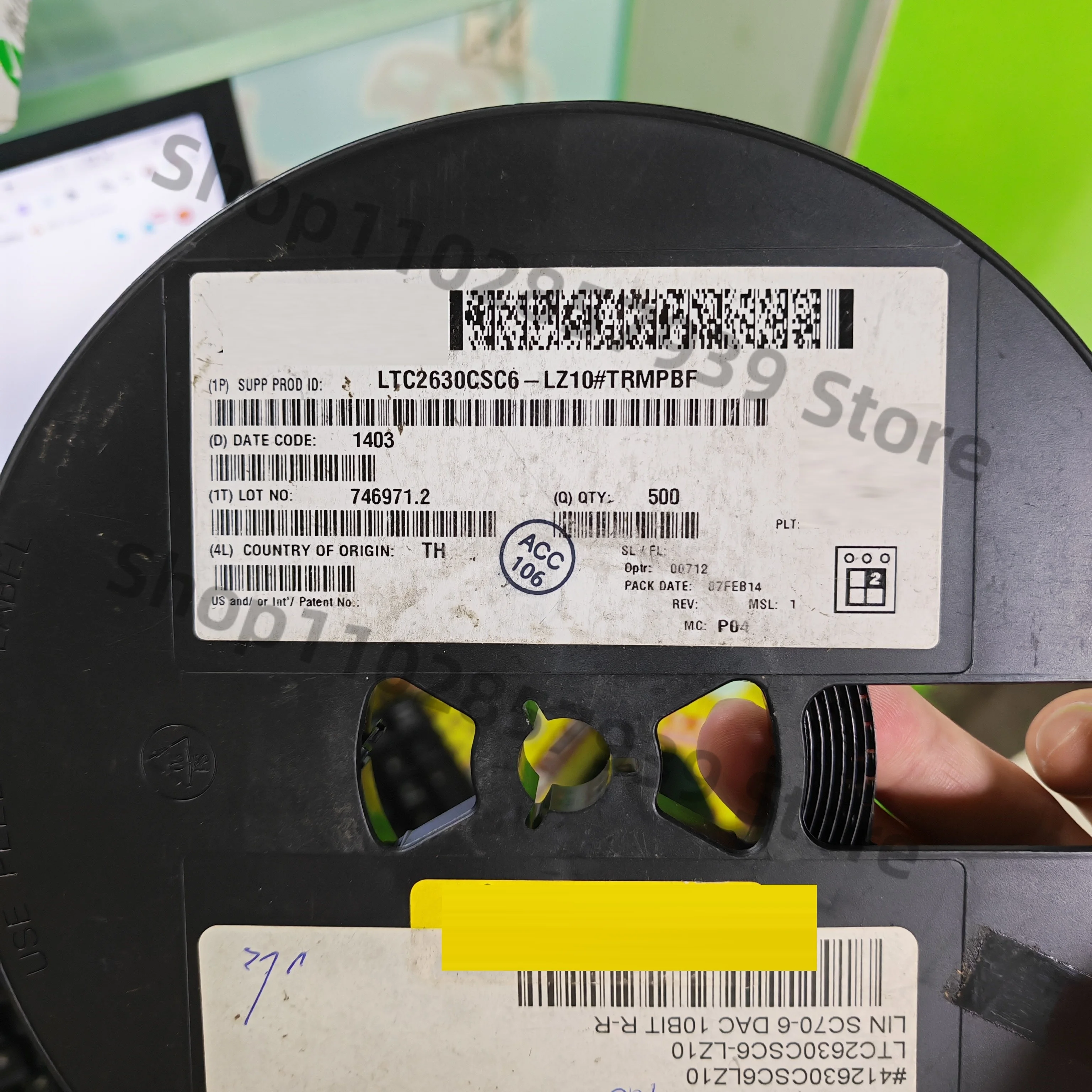 

LTC2630CSC6-LZ10 # TRMPBF SC-70 5 шт./лот чип цифро-аналогового преобразования ЦАП, оригинальное место