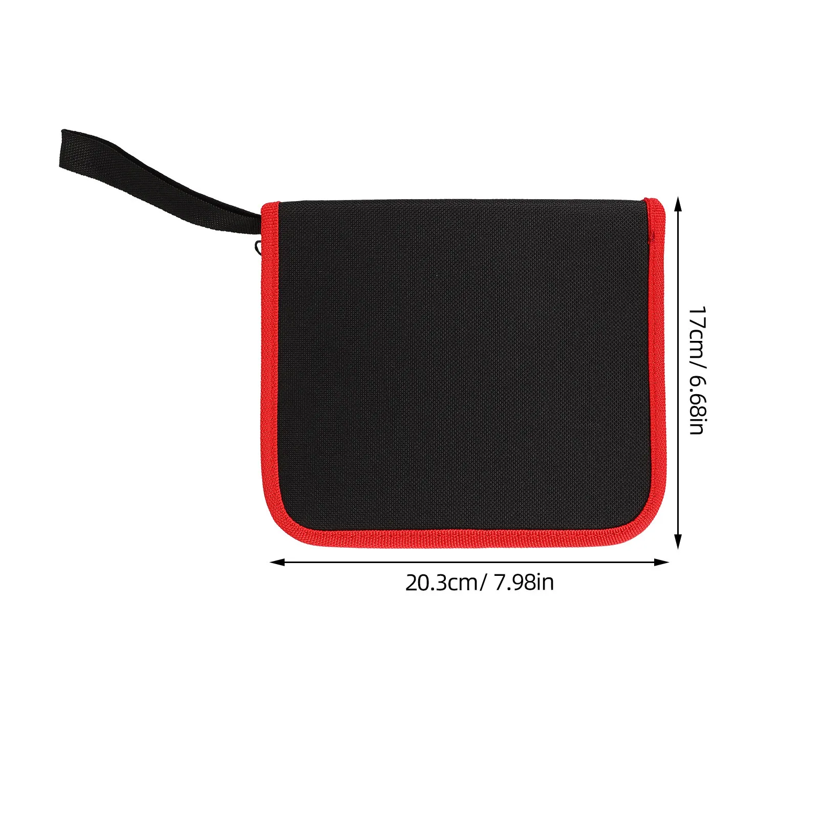 Borsa portaoggetti per punte da trapano Panno di tela Custodia durevole per attrezzi portatile di grande capacità per attrezzi Organizzatore di stoccaggio con cerniera
