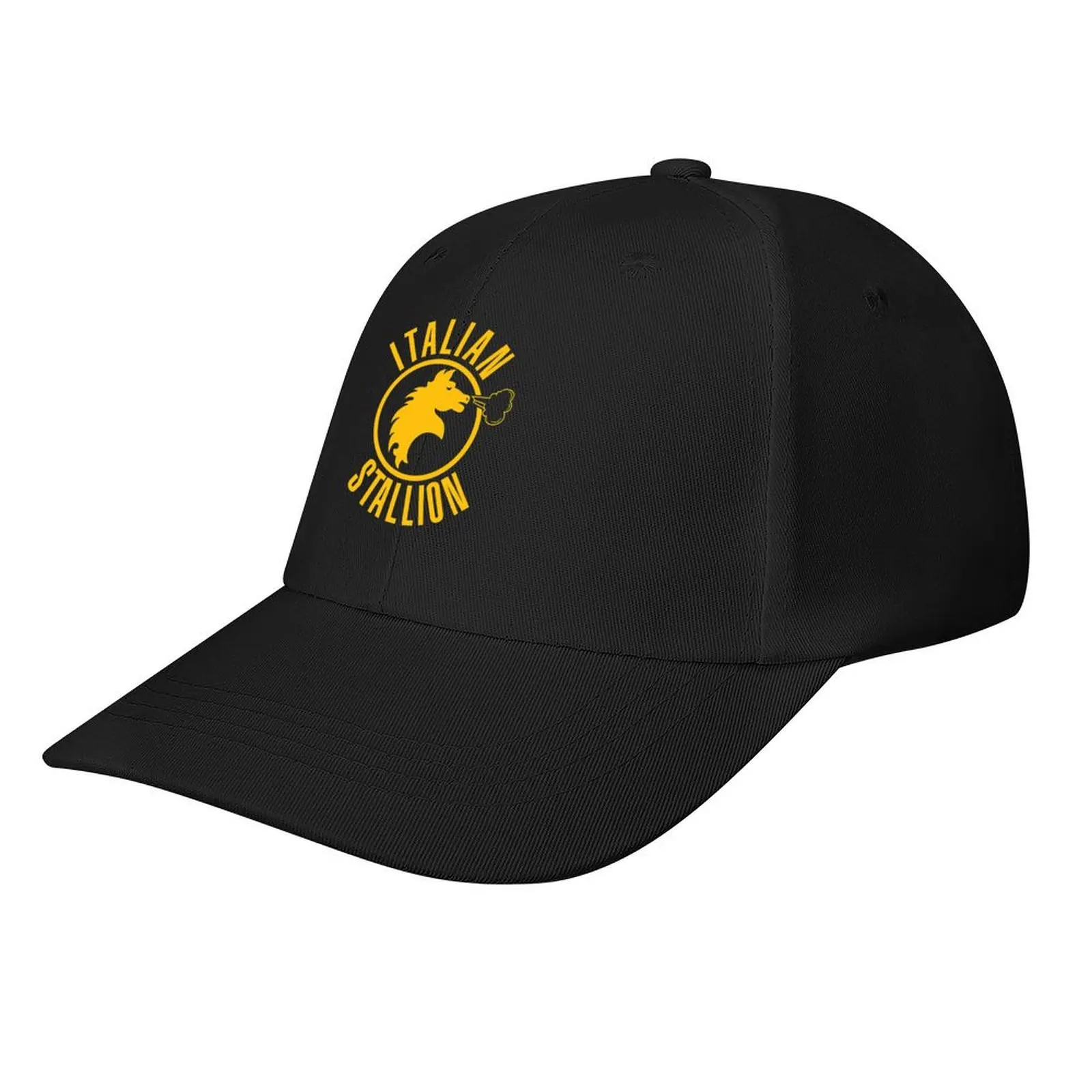 

Italian Stallion (Yellow Print) Baseball Cap New Hat tea Hat black Caps Women Men's