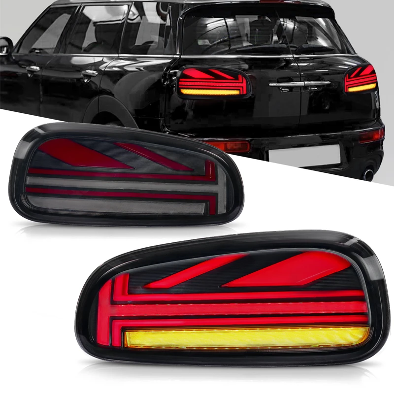 Pair Car Tail Light Assembly For BMW MINI Cooper F54 Clubman 2015-2023 Brake Rear Light Dynamic Car LED Lights Taillight