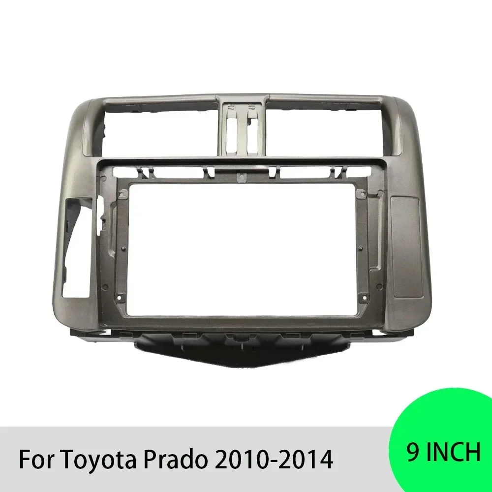 

For Toyota Prado 2010-2014 9 Inch Car Dashboard Frame Accessories Interior Decorative DVD Player Panel Fascia