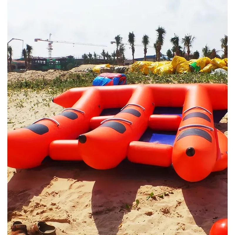 Float Tube PVC Inflatable Fly Fishing Boat Inflatable Water Sports Towable Boat Inflatables Commercial Sale Flying Fish