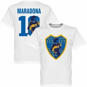 Boca Juniors Maradona Herren -Gedenkausgabe T -Shirt mit Rundkragen, 3D -Kinder -Shirt, schnelles Trocknen, Atmungsaktiv, Sport, 2024 10 Hauptverkaufs -Boca -Junior -Pullover - №4