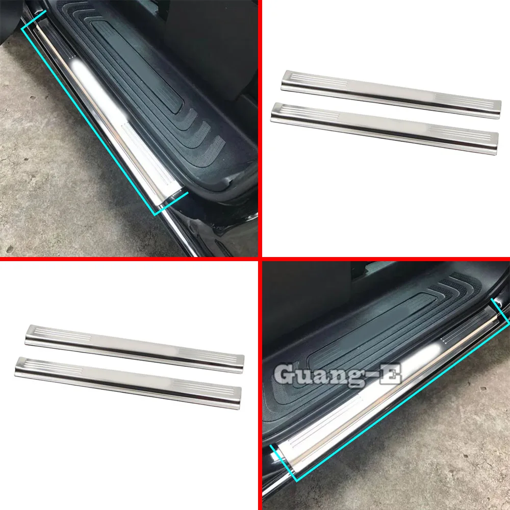 

Car Cover Pedal Door Sill Scuff Plate Cover Frame External Threshold 2PCs For Benz Vito W447 2016 2017 2018 2019 2020 2021 2022