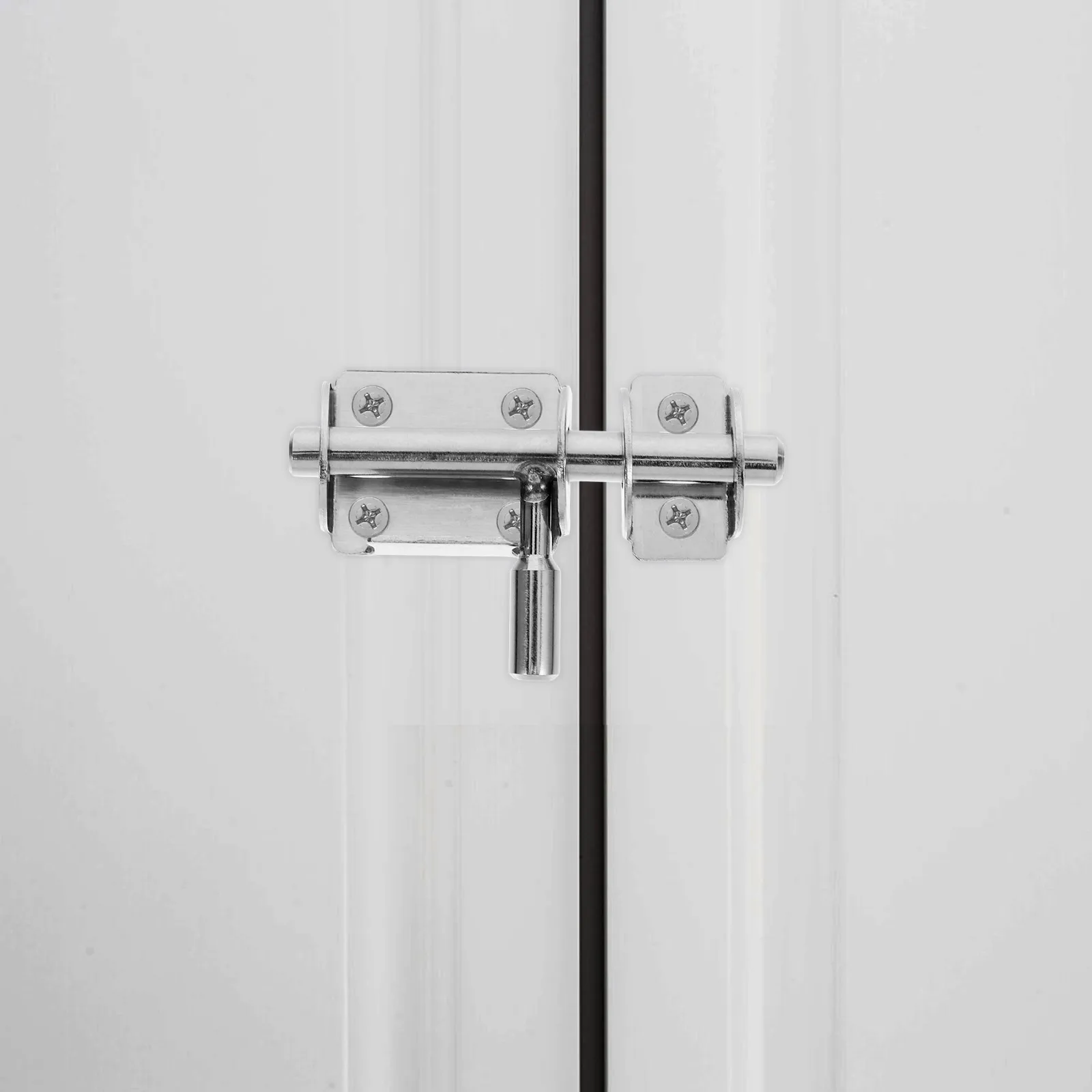 

2pcs Stainless Steel Door Latch Heavy Duty Window Latch For Home Office Furniture Anti-Theft Bolt Flush Mount Safety Catch