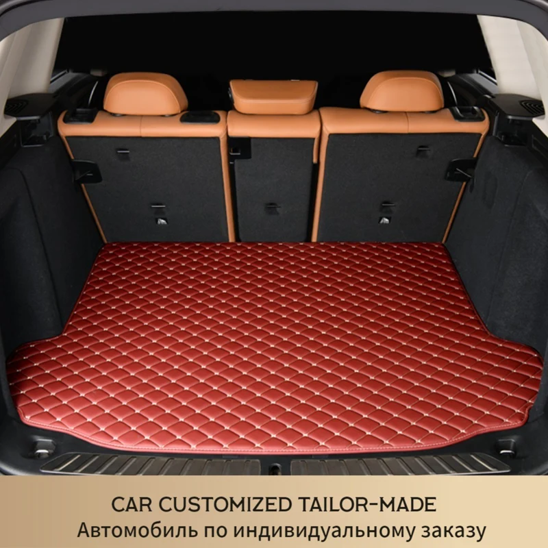 

YOTONWAN Waterproof Custom Diamond Leather Car Trunk Mat 100% For JAC J6 S3 S2 S5 JS4 J5 T5 Wear Resistant Auto Accessories