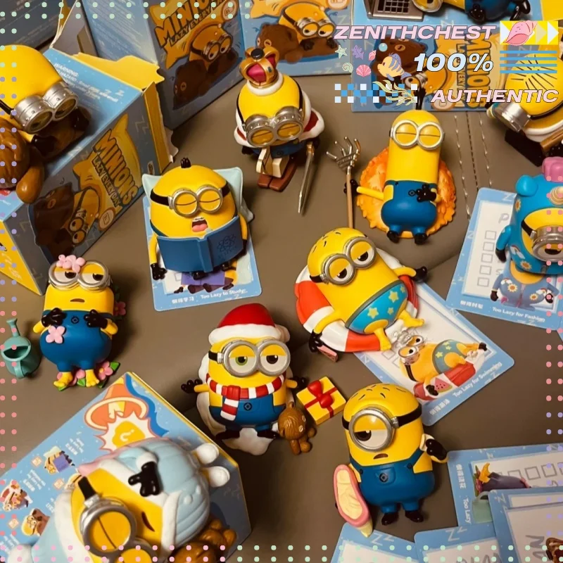 POPMART Minions Lazy Every Day Series Blind Box Figure Premium Collectible Designer Display Exclusive Keepsake Customized - view 2