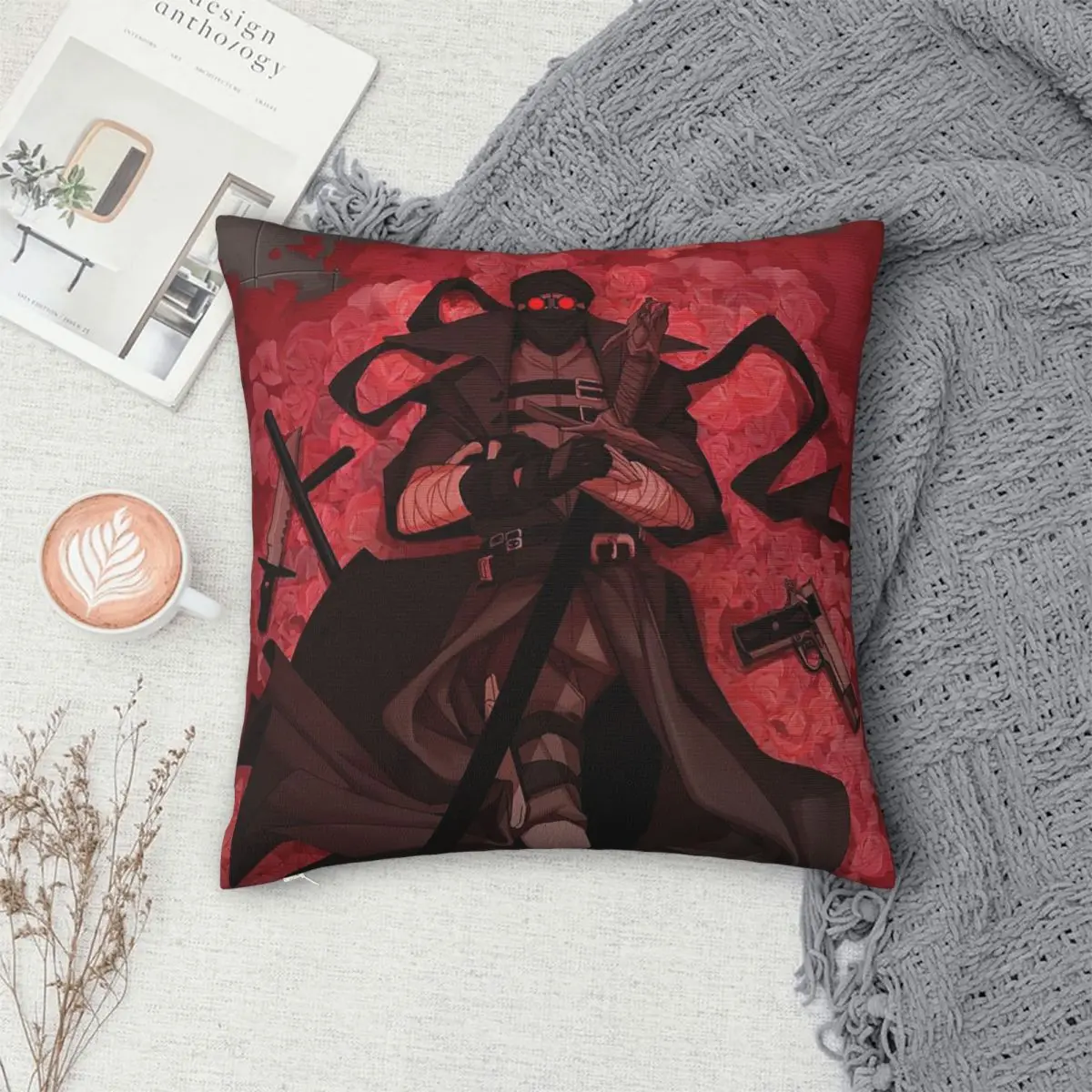 Cartoon Madness Combat Animation Square Pillowcase Pillow Cover Cushion Decor Comfort Throw Pillow for Home Sofa