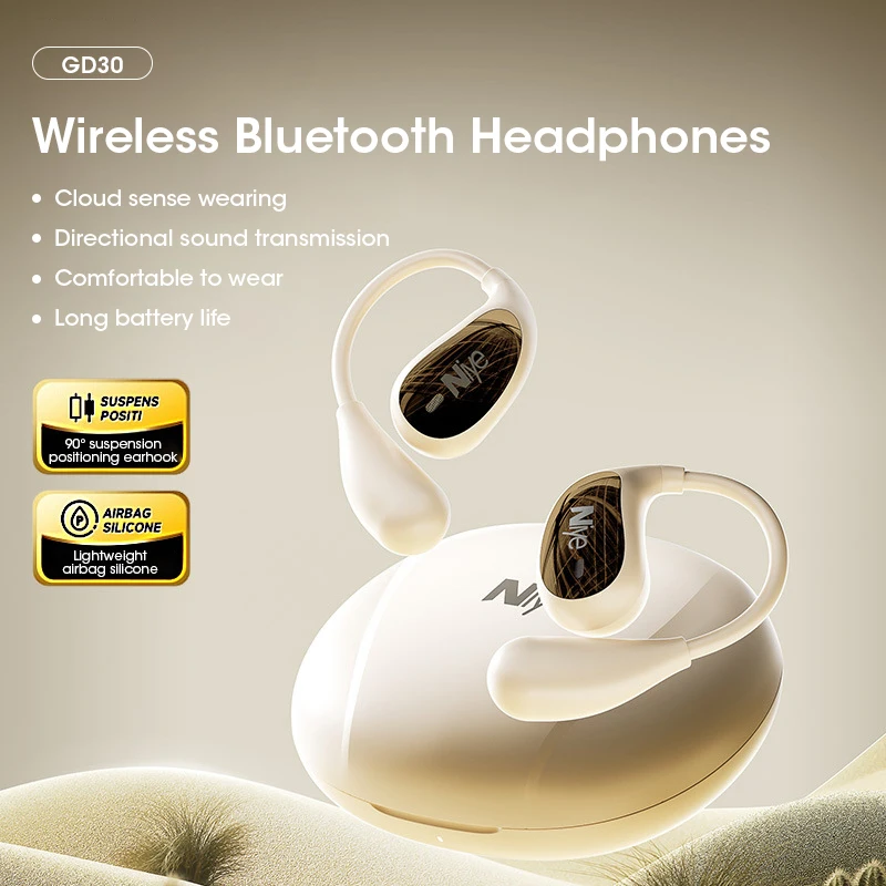 

Беспроводные спортивные наушники-вкладыши OWS 2026 с Bluetooth 5.3, TWS-гарнитура, наушники с воздушной проводимостью