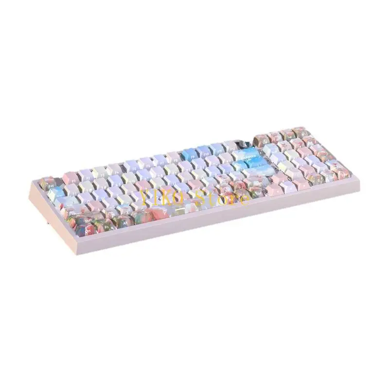 K32C New Backlit Keycaps for Mechanical Keyboards 134 Keycaps Double Shotand Dye Subb