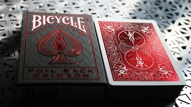 Bicycle Foil Back Playing Cards Rider Back USPCC Collectible Deck Poker Size Card Games Card Magic Magia Magician Prop Accessory