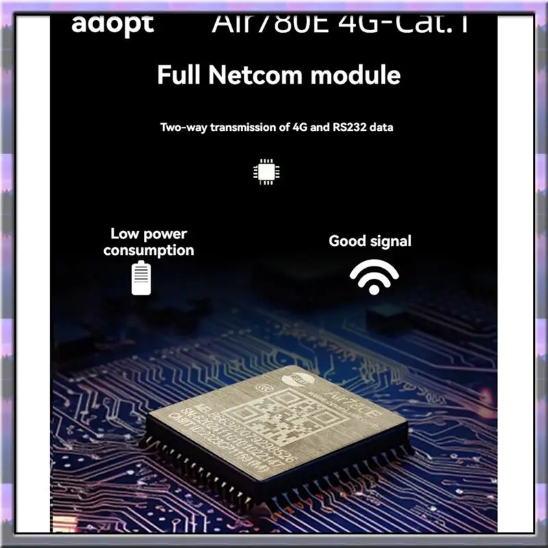 Hot Sale Air780e 4G To RS232 Data Transmission Module 4G To RS232 Module LUATOS Development RS232 To 4G Module