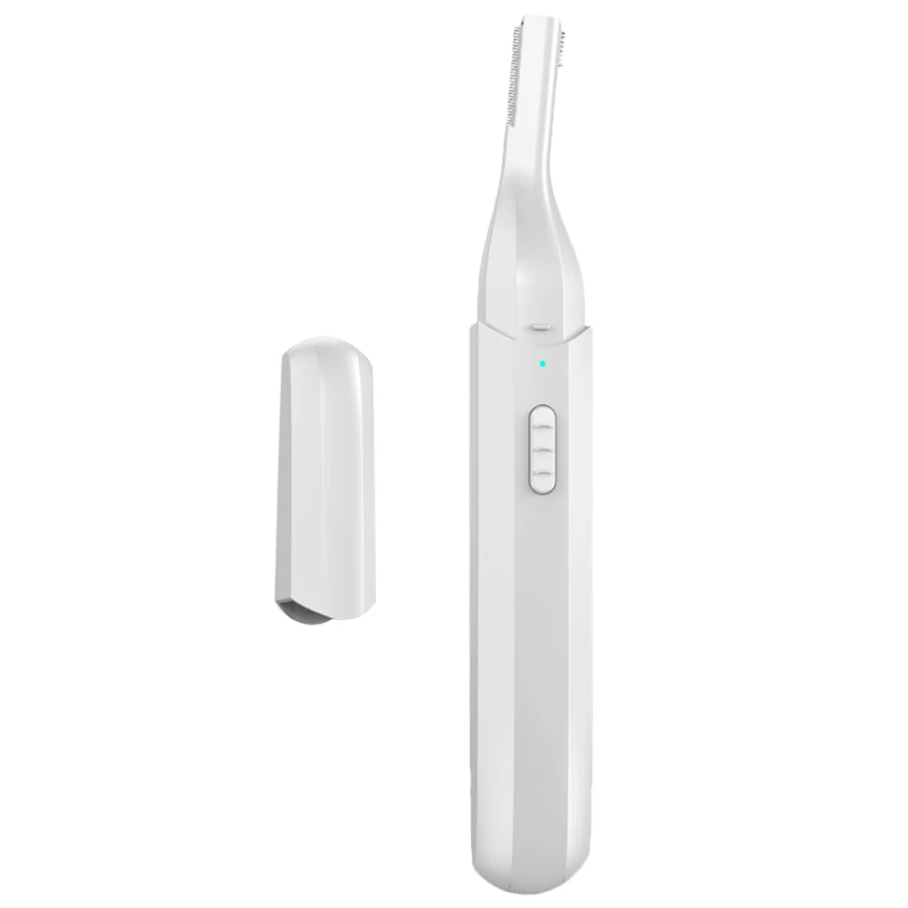 

Electric Eyebrow Trimmer White USB Shaver for Women Men Hair Removal Device Portable Razor Eyebrow Facial Body Hair Care Gift