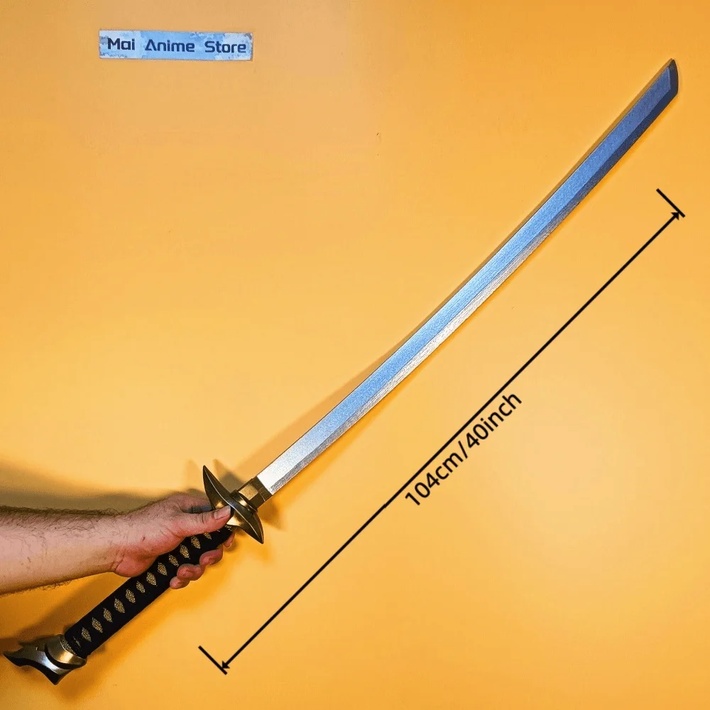 Yasuo Katana – accessoire de Cosplay Sabre, 40 pouces, espada de la ligue des légendes, couteau de Ninja en bois, taille réelle, Katana japonais non tranchant, jouet cadeau