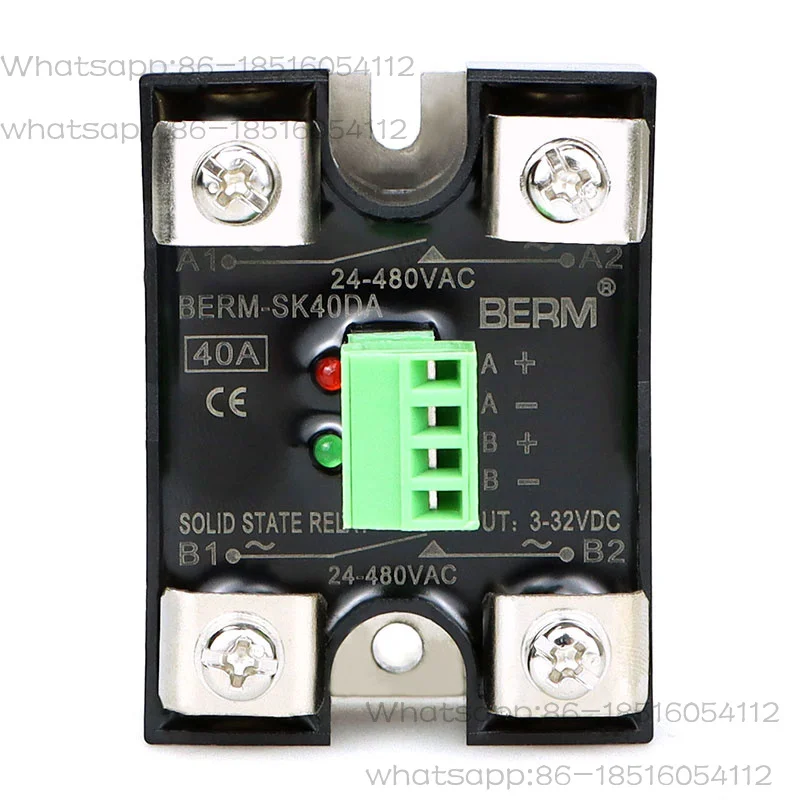 Solid State Relay SSR SK40DA Double Circuit Double Control DC Control AC Sk-da Single Phase