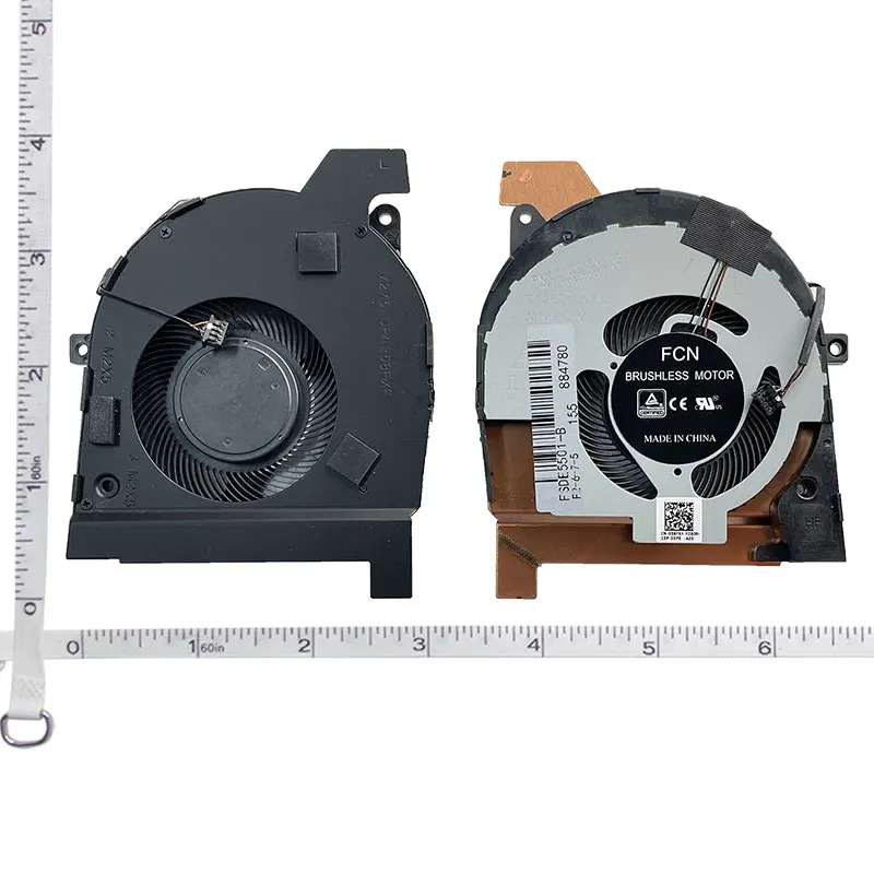 Laptop CPU Fan For DELL Latitude 5501 5511 Precision 3541 3551 P80F CVMC1 0CVMC1 DC28000NXSL EG50060S1-C440-S9A DC5V 0.40A 4Pin
