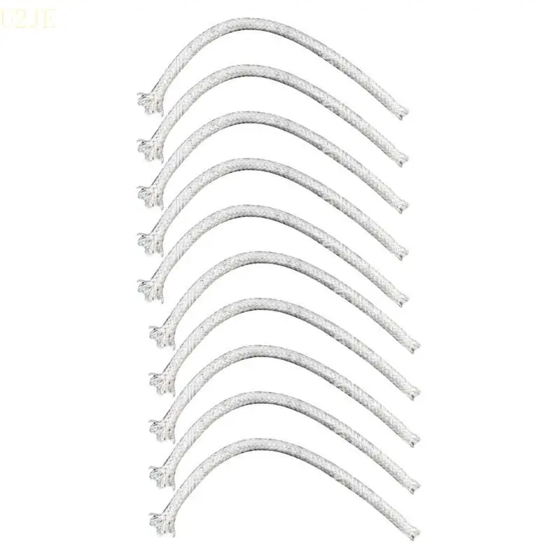 U2JE 10pcs круглые хлопковые плетеные свеча фитиль масла фонари для масляных фонарей для масляных ламп 5,90 дюйма